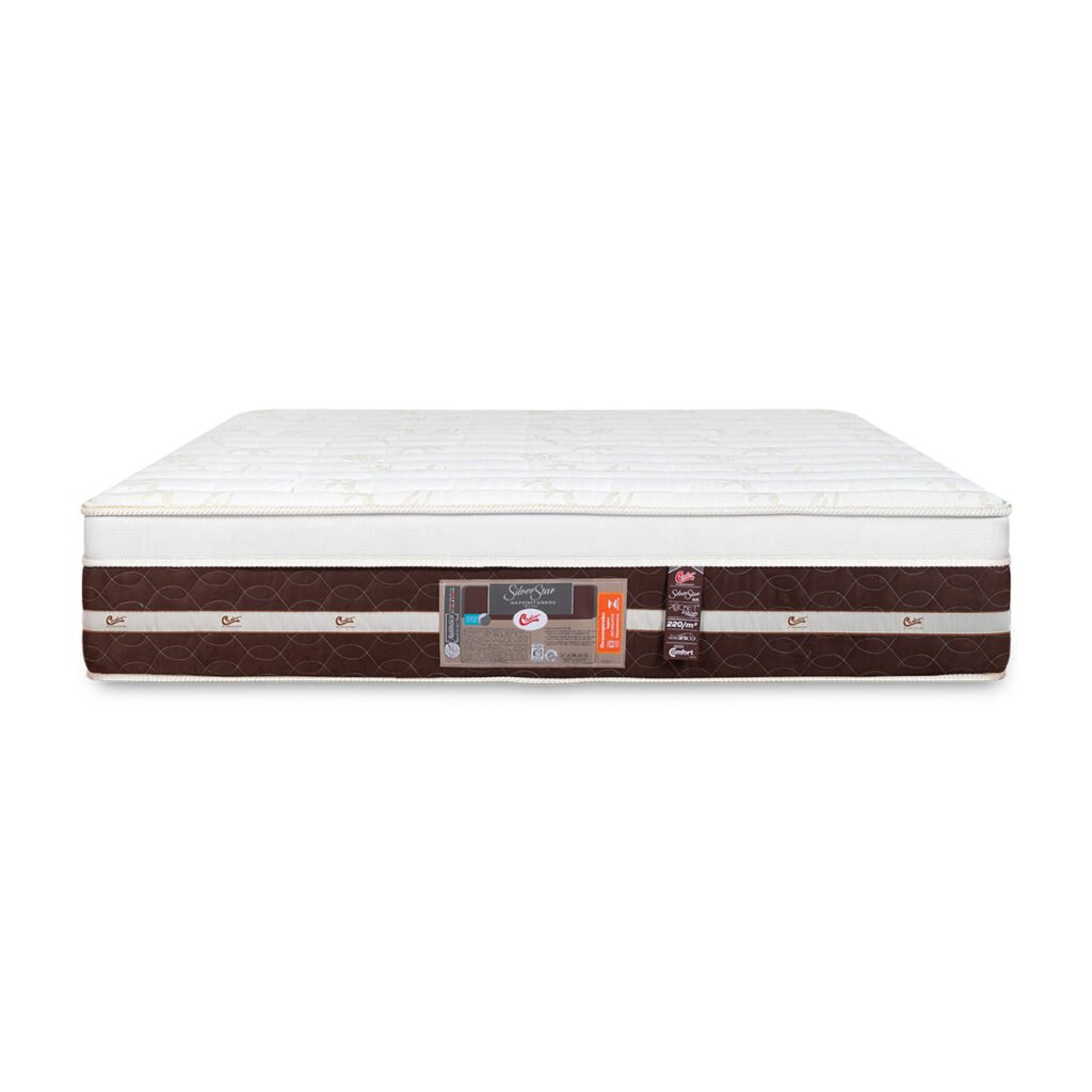 Colchão Castor Silver Star Híbrido Pocket casal 138x188x32, vista frontal